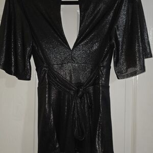 Express Black Shimmer Dress